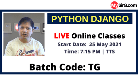 Python for Web using Django | Batch Code TG